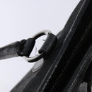 GUCCI GG Canvas Hand Bag Black Silver 113011 Auth 135642-9