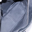 GUCCI GG Canvas Hand Bag Black Silver 113011 Auth 135642-11