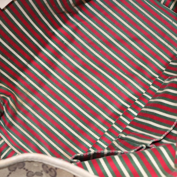 GUCCI GG Canvas Tote Bag Beige Gold 169946 Auth 135643