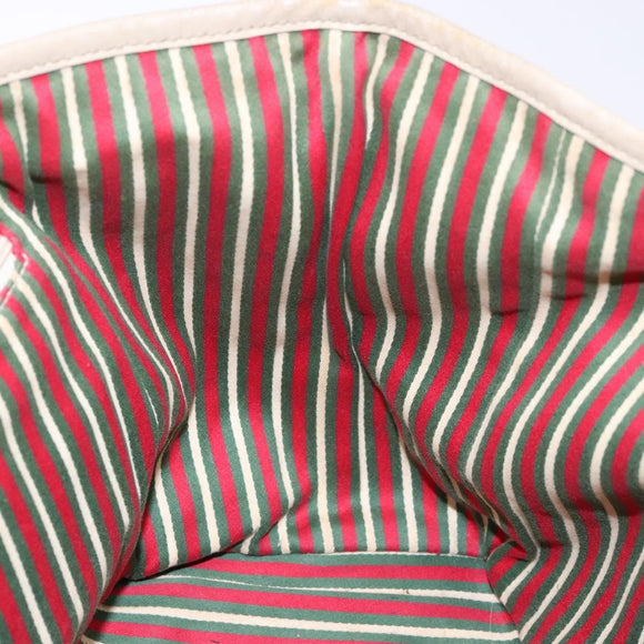 GUCCI GG Canvas Tote Bag Beige Gold 169946 Auth 135643