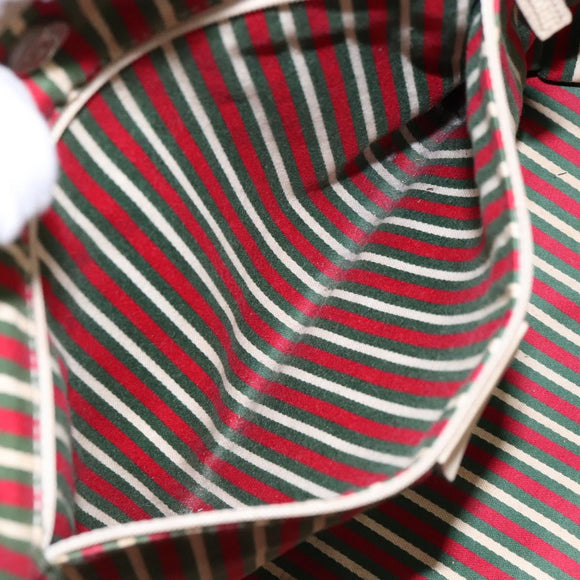 GUCCI GG Canvas Tote Bag Beige Gold 169946 Auth 135643