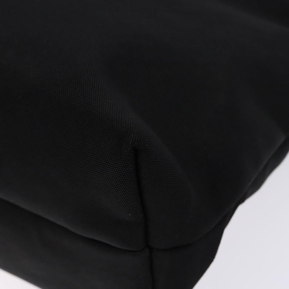 GUCCI Tote Bag Nylon Black Silver 002 2123 0457 Auth 135644