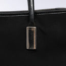 GUCCI Tote Bag Nylon Black Silver 002 2123 0457 Auth 135644-14