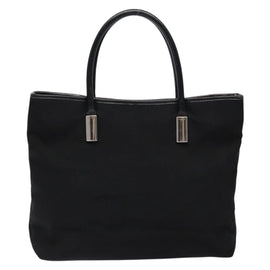 GUCCI Tote Bag Nylon Black Silver 002 2123 0457 Auth 135644 - 0