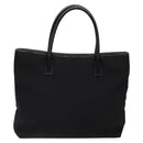 GUCCI Tote Bag Nylon Black Silver 002 2123 0457 Auth 135644-3