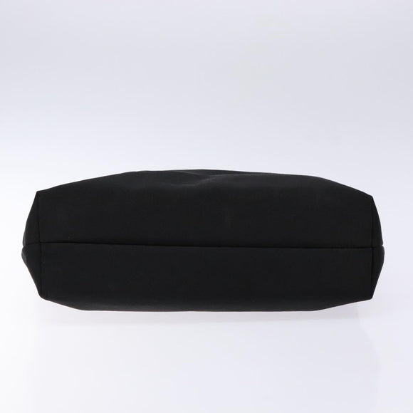 GUCCI Tote Bag Nylon Black Silver 002 2123 0457 Auth 135644