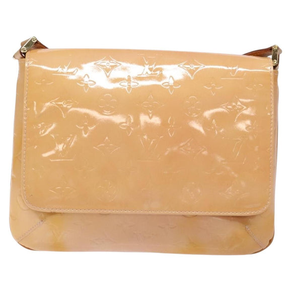 LOUIS VUITTON Vernis Thompson Street Bag Marshmallow Pink M91070 LV Auth 135656