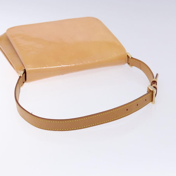 LOUIS VUITTON Vernis Thompson Street Bag Marshmallow Pink M91070 LV Auth 135656