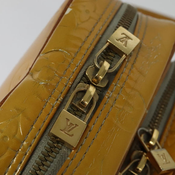 LOUIS VUITTON Monogram Vernis Wooster Shoulder Bag Gris M91036 LV Auth 135657