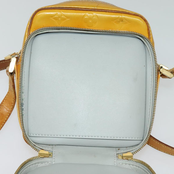 LOUIS VUITTON Monogram Vernis Wooster Shoulder Bag Gris M91036 LV Auth 135657