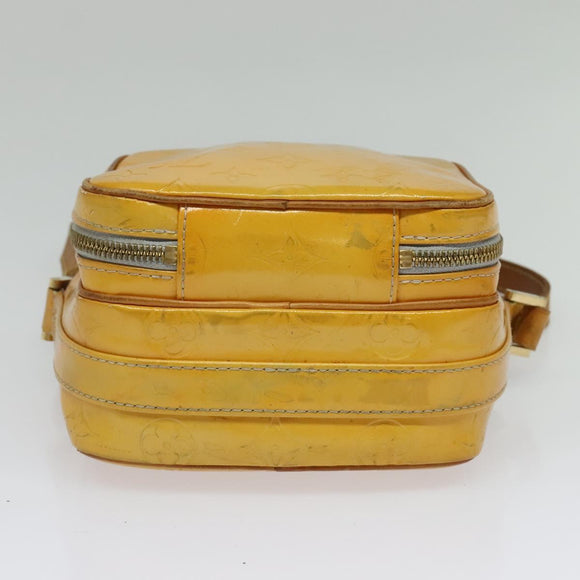 LOUIS VUITTON Monogram Vernis Wooster Shoulder Bag Gris M91036 LV Auth 135657