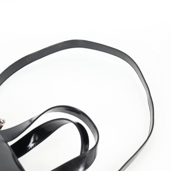 GUCCI Hand Bag Leather 2way Black Silver 000 1013 0504 Auth 135659