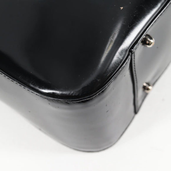 GUCCI Hand Bag Leather 2way Black Silver 000 1013 0504 Auth 135659