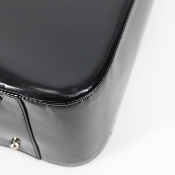 GUCCI Hand Bag Leather 2way Black Silver 000 1013 0504 Auth 135659