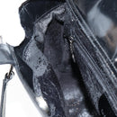 GUCCI Hand Bag Leather 2way Black Silver 000 1013 0504 Auth 135659-22