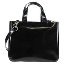 GUCCI Hand Bag Leather 2way Black Silver 000 1013 0504 Auth 135659-3