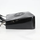 GUCCI Hand Bag Leather 2way Black Silver 000 1013 0504 Auth 135659-4