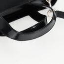 GUCCI Hand Bag Leather 2way Black Silver 000 1013 0504 Auth 135659-8