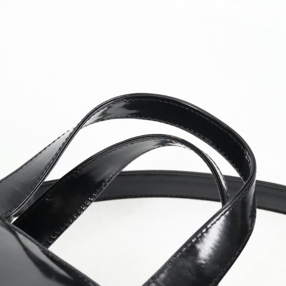 GUCCI Hand Bag Leather 2way Black Silver 000 1013 0504 Auth 135659