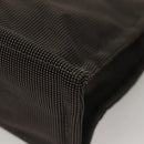 HERMES Her Line Hand Bag Canvas Gray Auth 135663-13