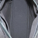 HERMES Her Line Hand Bag Canvas Gray Auth 135663-17