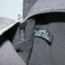 HERMES Her Line MM Hand Bag Canvas Gray Auth 135664-18
