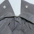 HERMES Her Line MM Hand Bag Canvas Gray Auth 135664-19