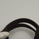 HERMES Her Line MM Hand Bag Canvas Gray Auth 135664-9