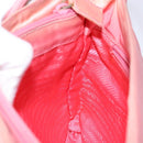 PRADA Tote Bag Nylon Pink Gold Auth 135667-20