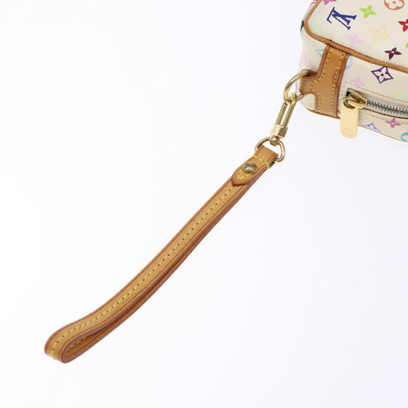 LOUIS VUITTON Monogram Multicolor Trousse Wapity White M58033 LV Auth 135677