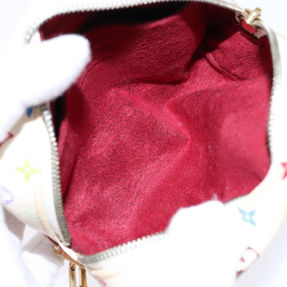 LOUIS VUITTON Monogram Multicolor Trousse Wapity White M58033 LV Auth 135677