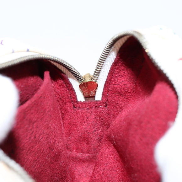 LOUIS VUITTON Monogram Multicolor Trousse Wapity White M58033 LV Auth 135677