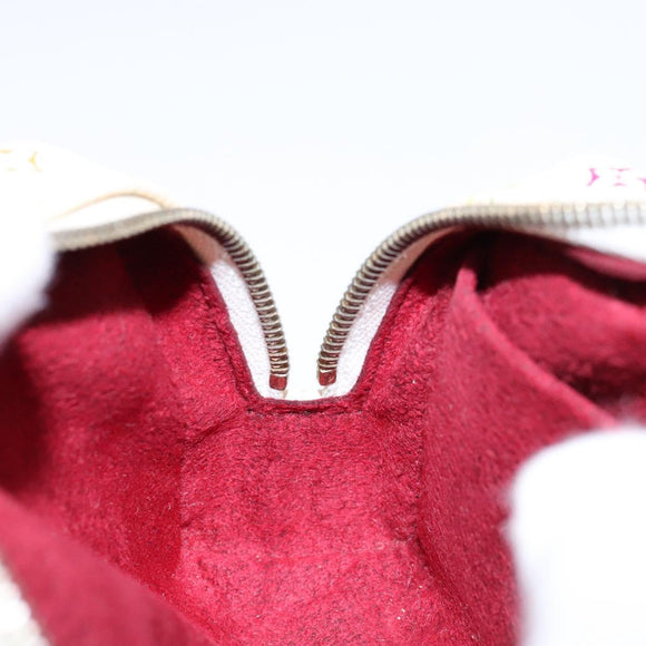 LOUIS VUITTON Monogram Multicolor Trousse Wapity White M58033 LV Auth 135677