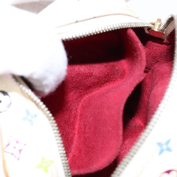 LOUIS VUITTON Monogram Multicolor Trousse Wapity White M58033 LV Auth 135677