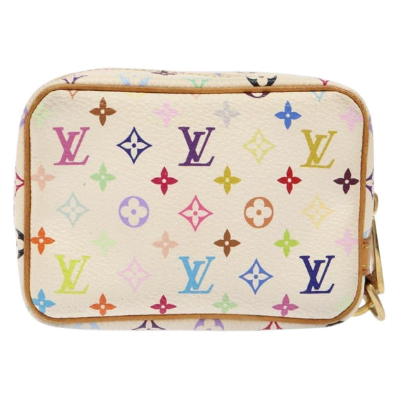 LOUIS VUITTON Monogram Multicolor Trousse Wapity White M58033 LV Auth 135677