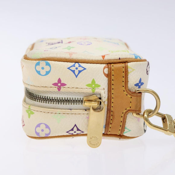 LOUIS VUITTON Monogram Multicolor Trousse Wapity White M58033 LV Auth 135677