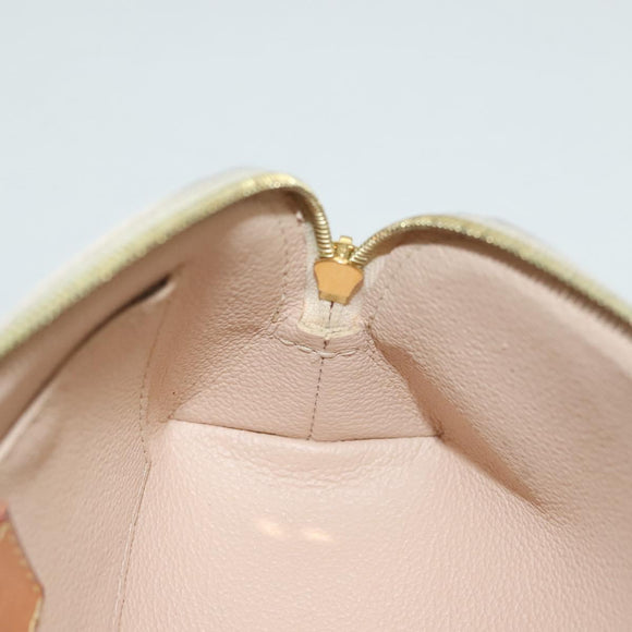 LOUIS VUITTON Damier Azur Pochette Cosmetic PM Pouch N60024 LV Auth 135678