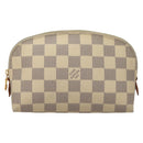 LOUIS VUITTON Damier Azur Pochette Cosmetic PM Pouch N60024 LV Auth 135678-13