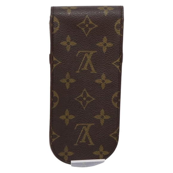 LOUIS VUITTON Monogram Etui Lunette Rabat Glasses Case M62970 LV Auth 135690