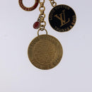 LOUIS VUITTON Porte Cles Chainne Key Holder metal T&B Gold M60076 LV Auth 135692-5