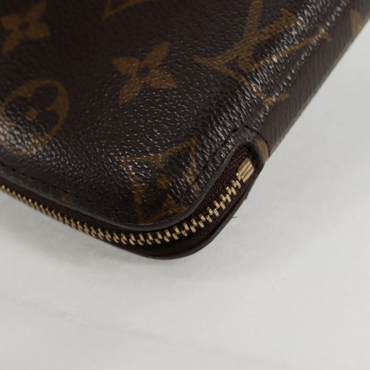 LOUIS VUITTON Monogram Agenda Jeode Travel Case M62950 LV Auth