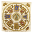 HERMES Carre 90 Scarf ""POSTE ET CAVAIENE"" Silk White Auth 135697-1