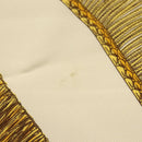 HERMES Carre 90 Scarf ""POSTE ET CAVAIENE"" Silk White Auth 135697-13