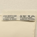 HERMES Carre 90 Scarf ""POSTE ET CAVAIENE"" Silk White Auth 135697-15