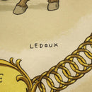 HERMES Carre 90 Scarf ""LA PROMENADE DE LONGCHAMPS"" Silk Pink Auth 135698-12