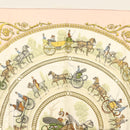 HERMES Carre 90 Scarf ""LA PROMENADE DE LONGCHAMPS"" Silk Pink Auth 135698-3