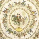 HERMES Carre 90 Scarf ""LA PROMENADE DE LONGCHAMPS"" Silk Pink Auth 135698-6