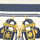 HERMES Carre 90 Scarf ""BRIDES de GALA"" Silk Navy Auth 135699-3