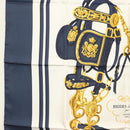 HERMES Carre 90 Scarf ""BRIDES de GALA"" Silk Navy Auth 135699-5