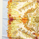 HERMES Carre 90 Scarf ""AU PAYS DE COCAGNE"" Silk Light Blue Auth 135700-5